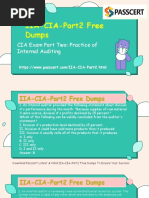 2021 Free CIA Exam Part Two IIA-CIA-Part2 Real Dumps