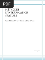 Cours Geostatistique Et Interpolation Spatiale