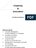 Creativity & Innovation: Prof Bharat Nadkarni