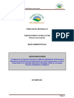 Convocatoria Supervisión Pampa Grande Primera Convocatoria