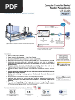 Parallel Pumps Bench,: Computer Controlled Series/ With SCADA PBSPC