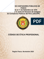 Codigo de Etica de Pasco (Perú)