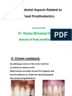 Periodontal Considerations Semester 10 Fixed 6 Date 24-3-2020