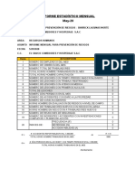 Formatos Estadísticas - MAYO