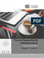 MANUAL - Teoría General de La Administración - U - 4