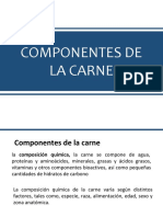 Tema 2 - Presentacion - Componentes de La Carne