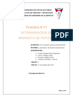 Determinacion de Bromato de Potasio #11