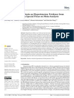 Nutrients: Impact of Micronutrients On Hypertension: Evidence From Clinical Trials With A Special Focus On Meta-Analysis