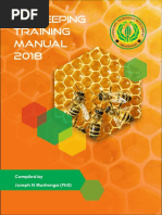 Beekeeping Training Manual 2018: Compiled by Joseph N Mushonga (PHD)