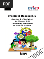 Practical Research 2: Quarter 1 - Module 4