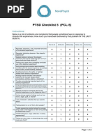 PTSD Checklist 5 (Pcl-5) : Novopsych