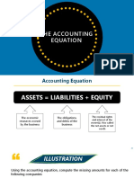 The Accounting Equation