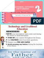 Measurement, Assessment and Evaluation: in Outcome-Based Education