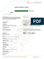 Thermocouple Extension Cable