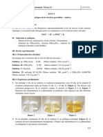 TP N°1 Cinétique de La Réaction Persulfate-Iodure - Section B