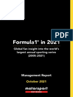 Formula1 in 2021: Global Fan Insight Into The World's Largest Annual Sporting Series (2005-2021)