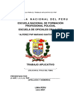 Estructura de Trabajo Aplicativo Eo PNP