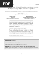 Diseño de Plataformas Robóticas Diferenciales Conectadasen TopologíaMesh para Tecnología Zigbee en Entornos Cooperativos