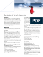 Combination Air Valve For Wastewater: Description