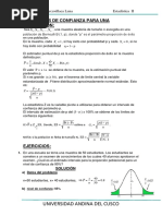 Intervalos de Confianza para Una Proporcion