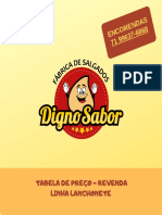 DignoSabor TabelaPrecos Lanche