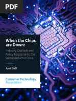 When The Chips Are Down - Industry Outlook and Policy Response To The Semiconductor Crisis