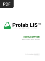 Documentation Prolab LIS