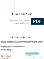 Ecuación de Nerst