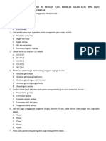 Pertemuan Ke 4 - Ulangan Harian KD 1