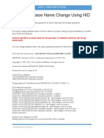 Oracle Database Name Change Using NID