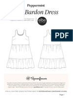 Peppermint Bardon Dress Instructions 1