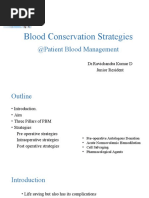 Blood Conservation Strategies