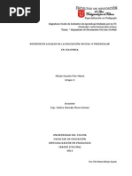 Referentes Legales de La Educación Inicial o Preescolar en Colombia