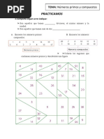 Números Primos y Compuestos