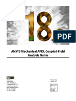 ANSYS Mechanical APDL Coupled-Field Analysis Guide 18.2