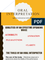 Or Al Interpretation: Applying Verbal and Non Verbal Symbols