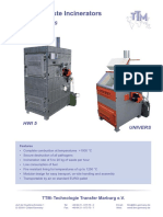 Hospital Waste Incinerators: Hwi 5 & Univers