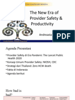 The New Era of Provider Safety & Productivity: Andreasta Meliala