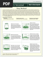 Handy Pantry Sprouting: Tray Method