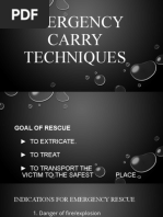 Emergency Carry Techniques