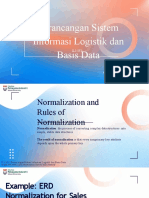 Perancangan Sistem Informasi Logistik Dan Basis Data: ILI-3F3