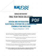 Final Year Thesis Collection: Monash Motorsport