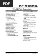 PIC12F529T39A: 14-Pin, 8-Bit Flash Microcontroller