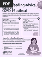 En Flyer Breastfeeding Covid 19