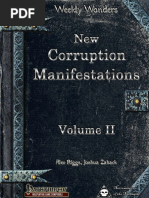 Weekly Wonders - New Corruptrion Manifestations Volume II