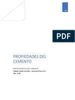 Propiedades Del Cemento