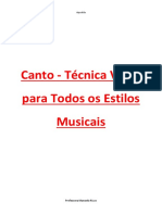 Apostila Curso de CANTO