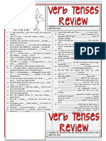 b1 Verb Tenses Review 12 Grammar Drills Tests 94314