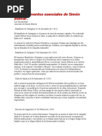 Los Documentos Esenciales de Simón Bolívar