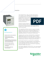 Micom P521: Fast Feeder Differential Protection